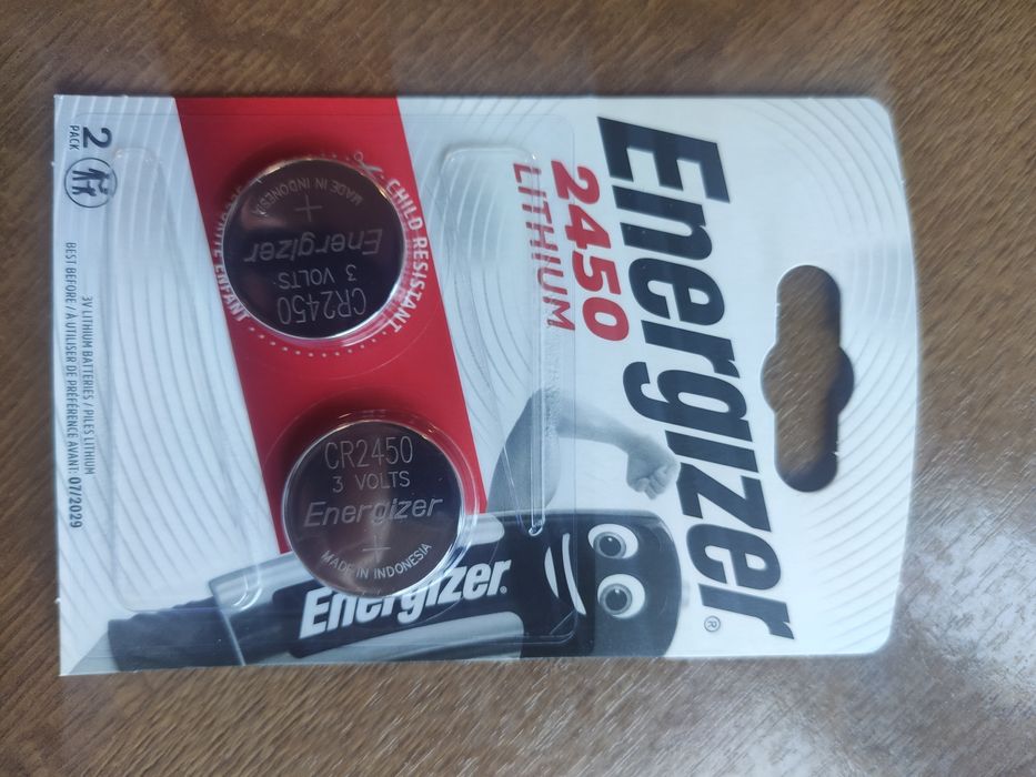 Продам батарейки Energizer CR2450