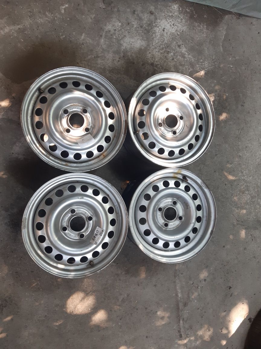 Set jante otel R14 Opel astra 4×100 5,5j   et 49