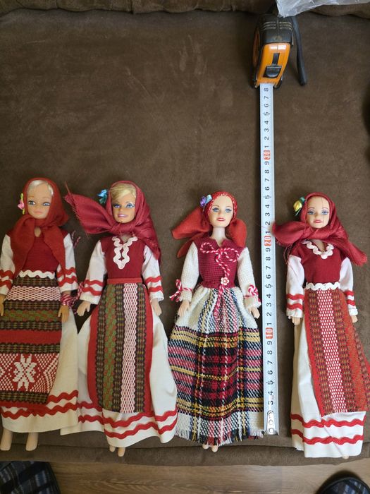 Ръчно изработени кукли в автентични български народни носии-уникални