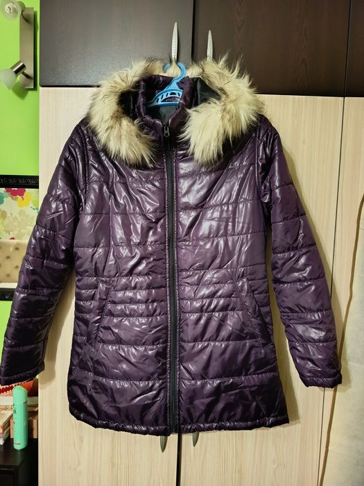 Лилаво зимно яке
