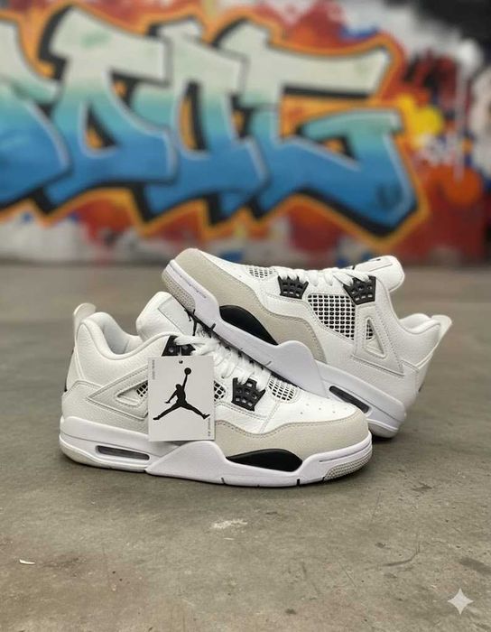 Adidasi Jordan 4 Retro Military Black - Marimi 36-45 - Model Unisex