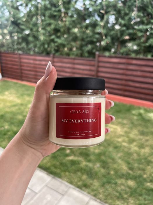 Lumanare parfumata din ceara de soia