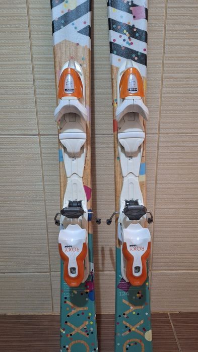 Schiuri 124cm Roxy - clapari ski- Set schi