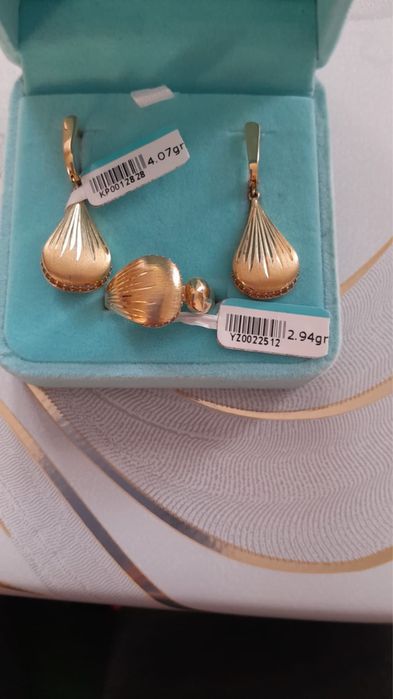 Комплекты золотых изделий