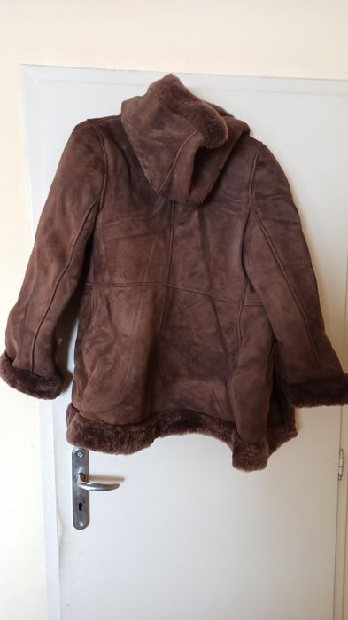 ПРОМО!Дамско кожено палто