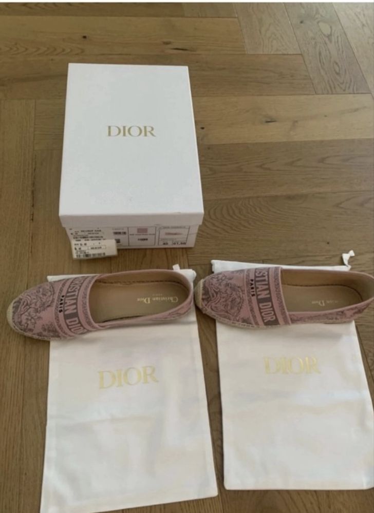 Еспадрили Dior чисто кови