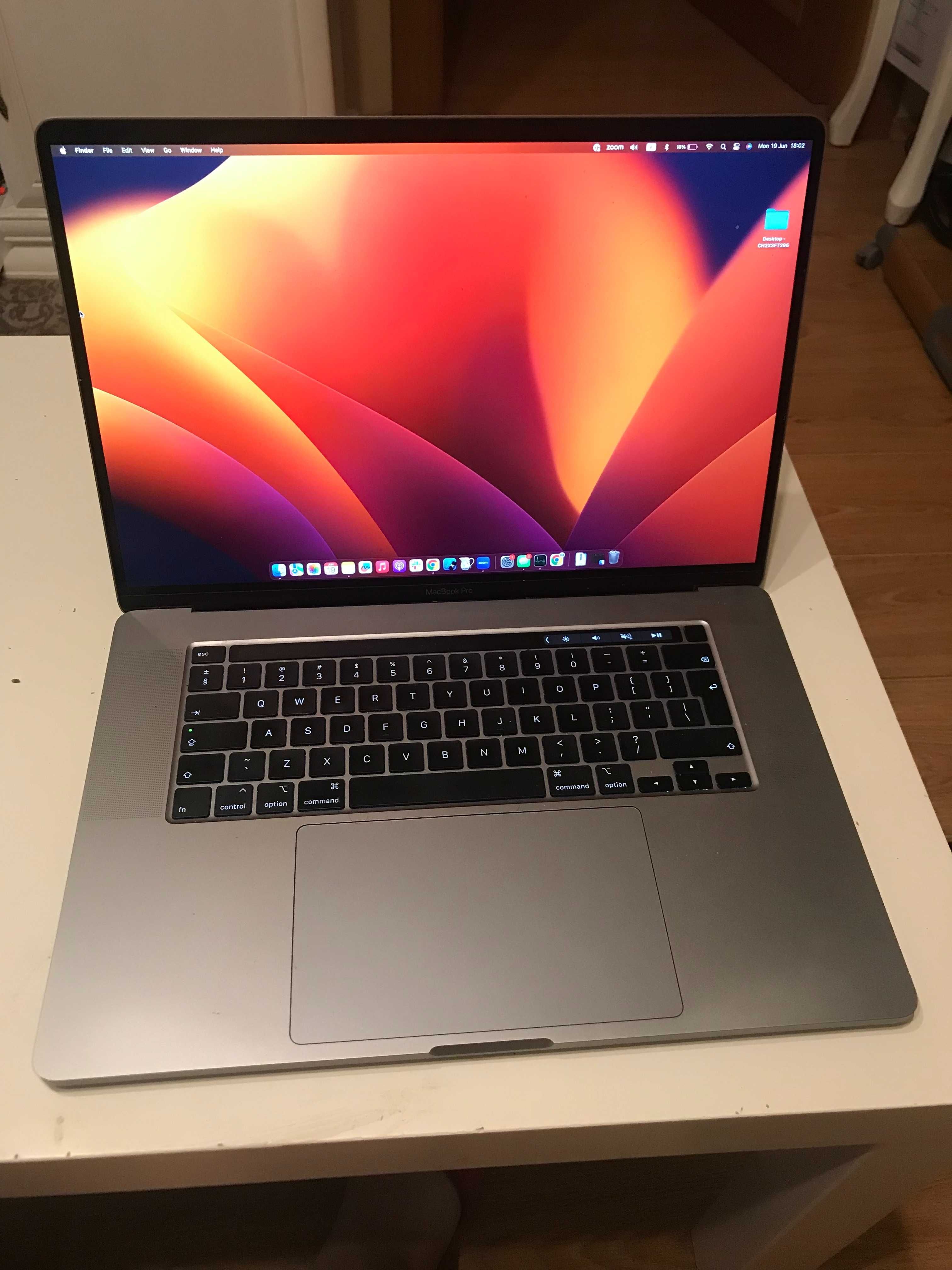 Apple Macbook Pro 16" Touchbar 2019 I7