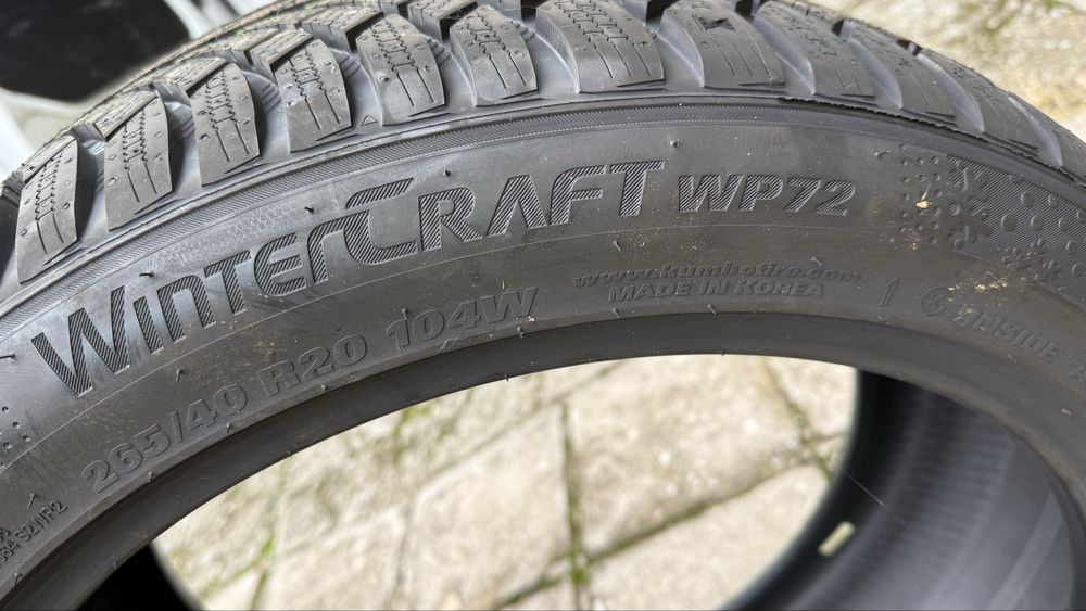 KUMHO WINTERCRAFT WP72 265/40 R20 104W за ауди