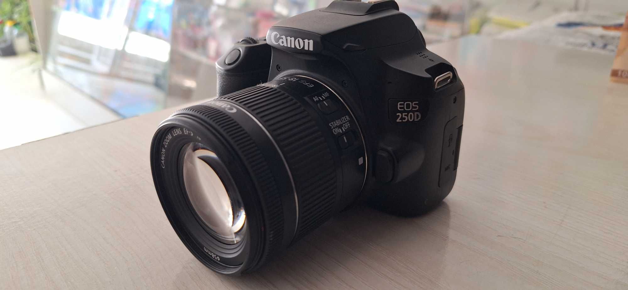 canon 250d kit EF-18-55 IS STM xolati zo‘r
