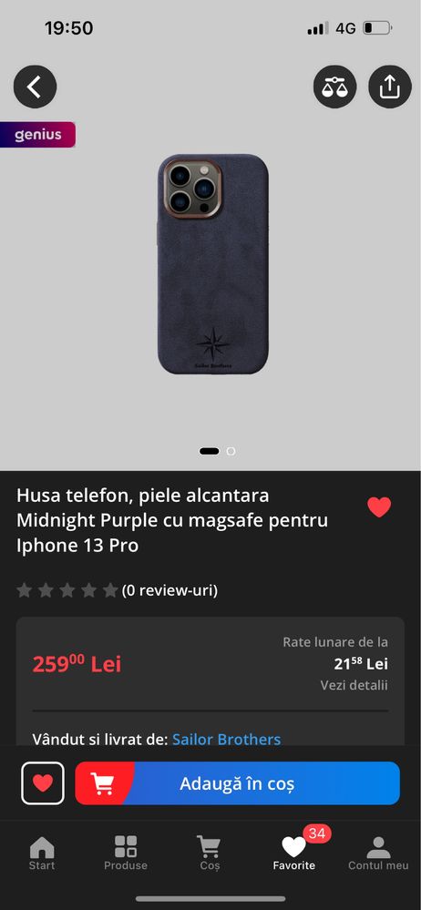 Husa iphone 13 Pro, cu magsafe, Purple