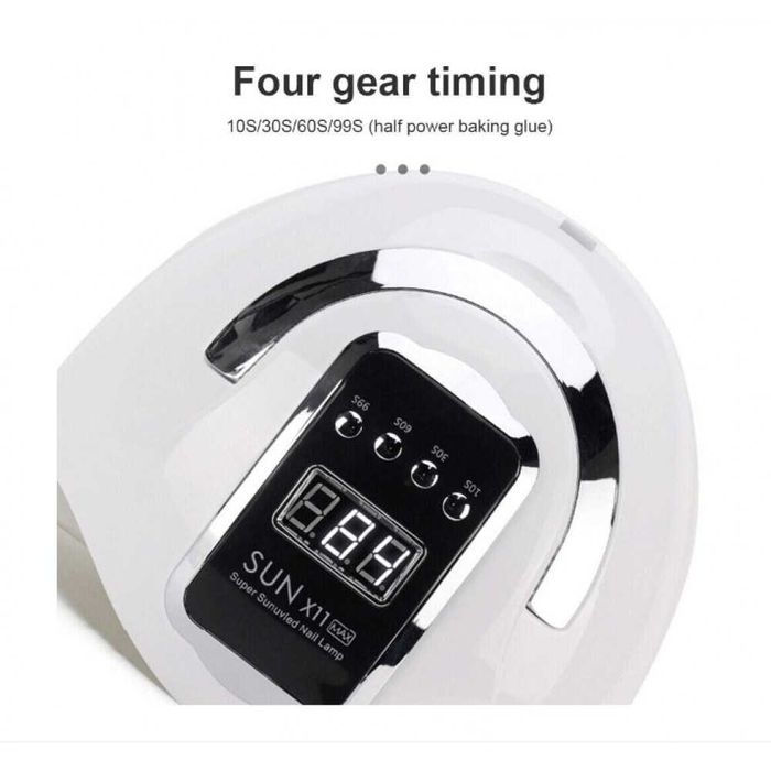 Професионална лампа за маникюр и педикюр Sun X11 Max, 280W