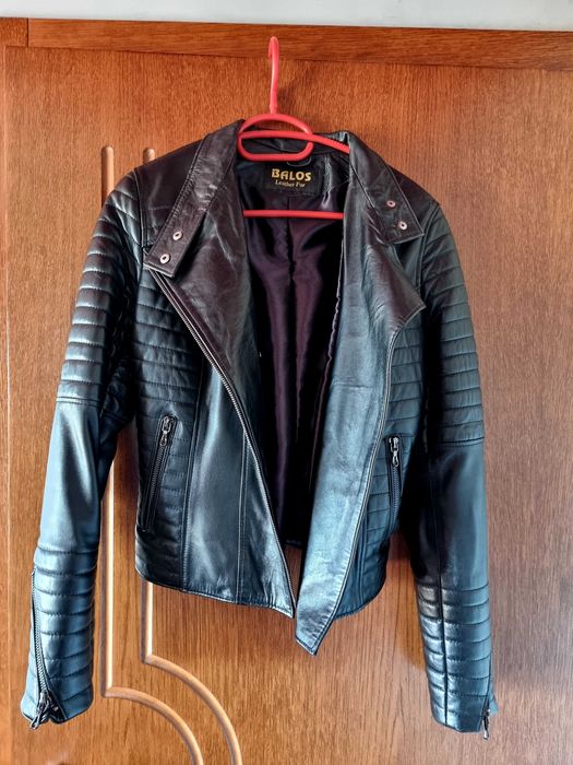 Яке от естествена кожа BALOS