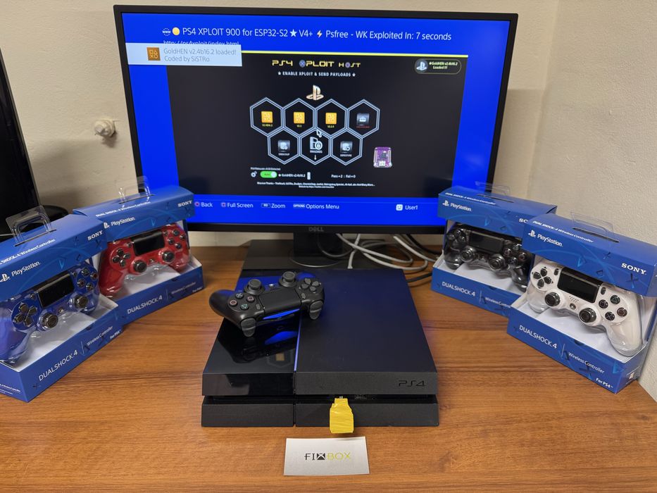 PS4 500gb софтуер 9.00 - 12.02 с много игри Playstation
