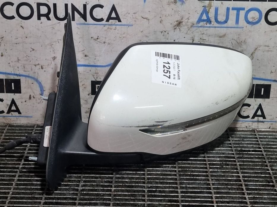 Oglinda stanga Nissan Juke Facelift 2014 - 2018 4 Usi Alb Feaf15 (1257) Fara rabatare