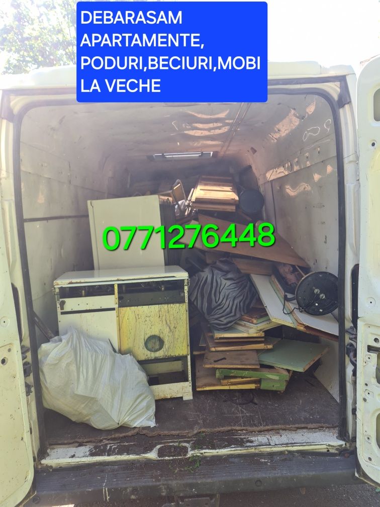 Debarasam apartamente mobila veche,moloz
