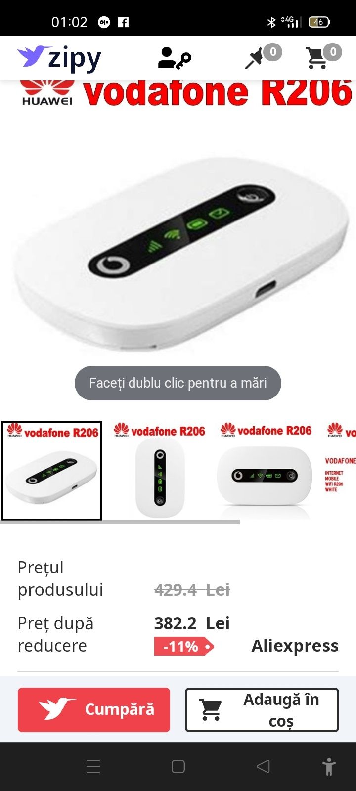 Vodafone Mobile Wi-Fi R206