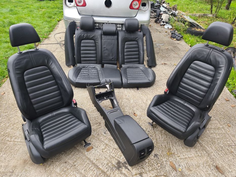 Scaune față de piele + banchetă  și cotieră Volkswagen Passat B6 break