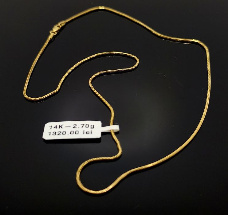 Bijuteria Royal lant din aur 14k 2.70 gr