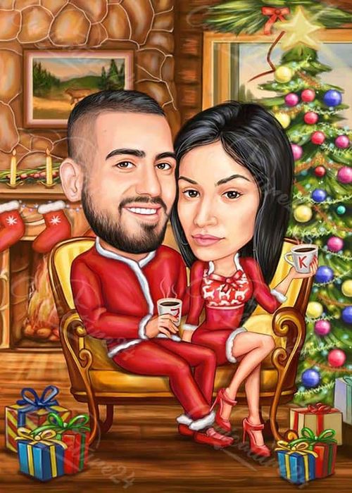 Коледни Карикатури по поръчка!