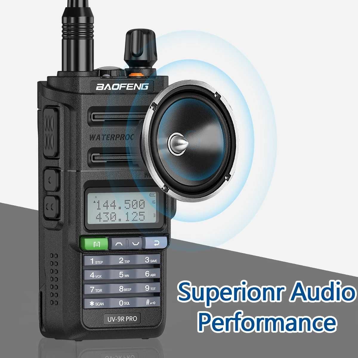 Statie portabila Baofeng UV9R PRO V2 2025, USB TIP C, NOUA