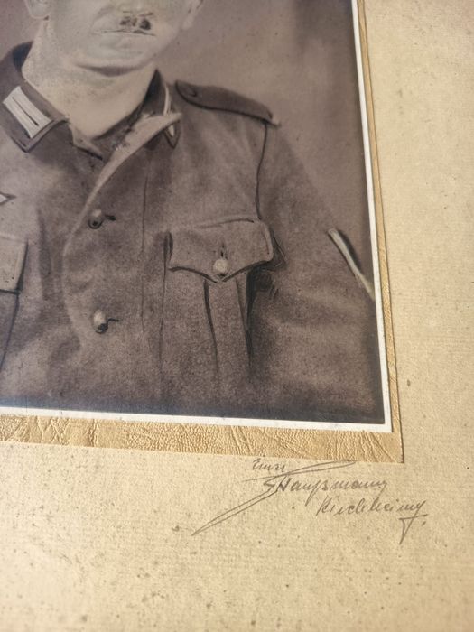 Tablou Poza Înrămata Semnata Personaj Nazist
