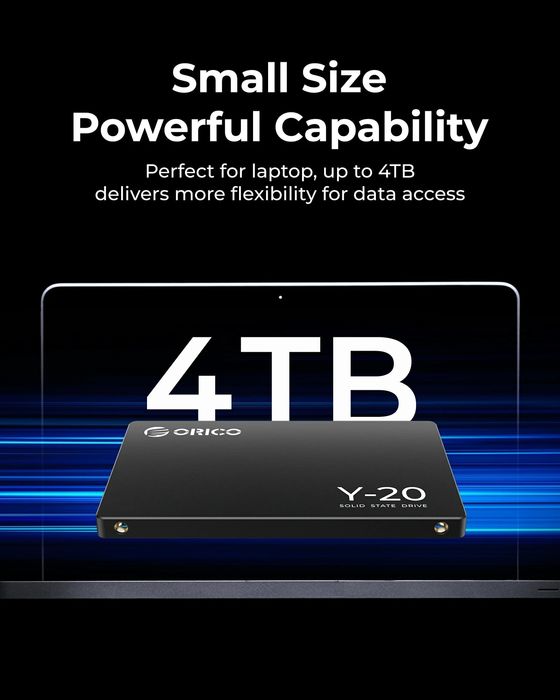 SSD 4TB Sata III 2.5' ORICO Y-20. 530MB/s (ca Sandisk, Samsung 870 EVO