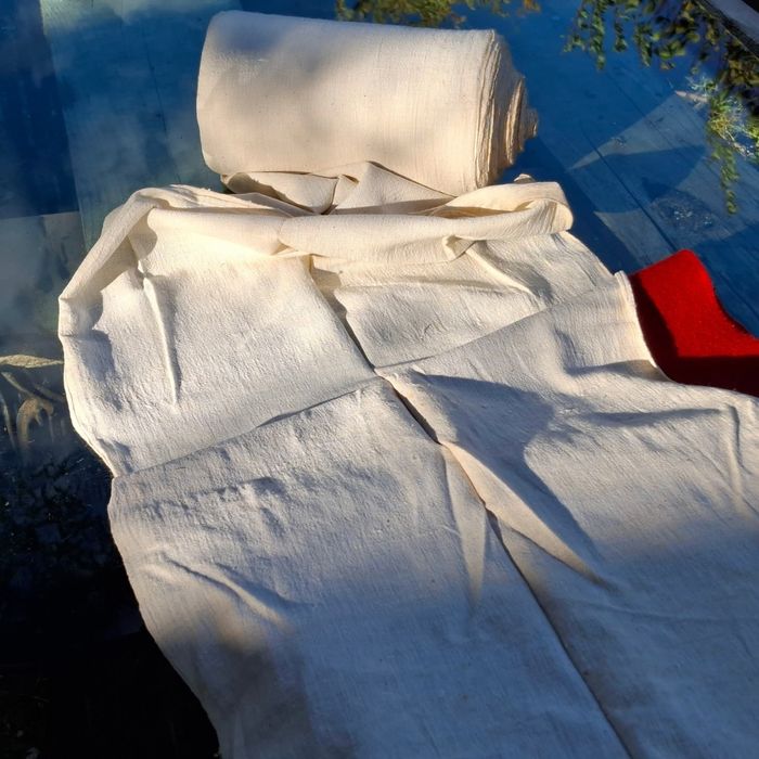 Pânză veche de casă din bumbac