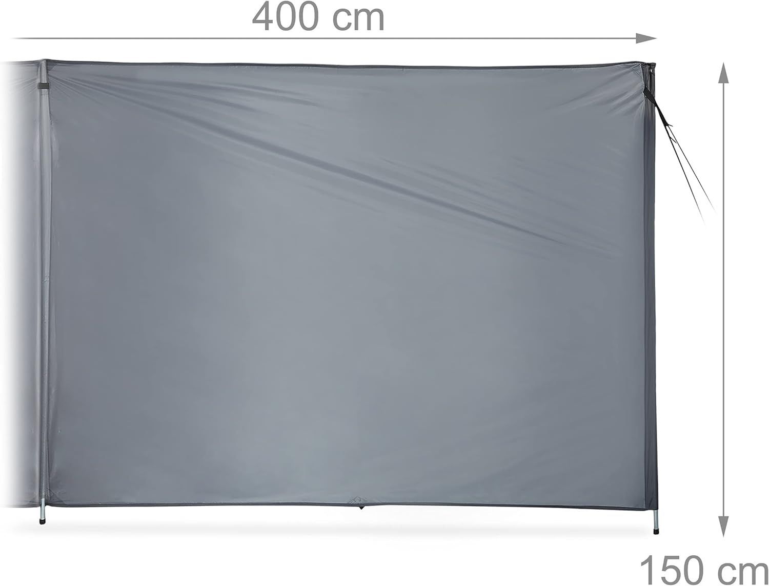 1,5х4м Сгъваема преграда, завеса, параван, защита от вятър и слънце
