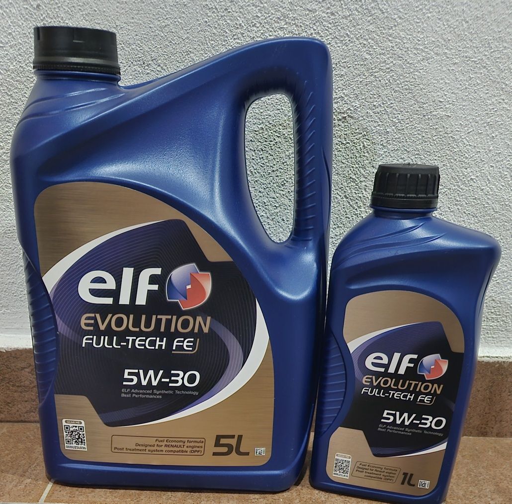 Pachet Ulei ELF Evolution Full-Tech FE 5W30 – 6L