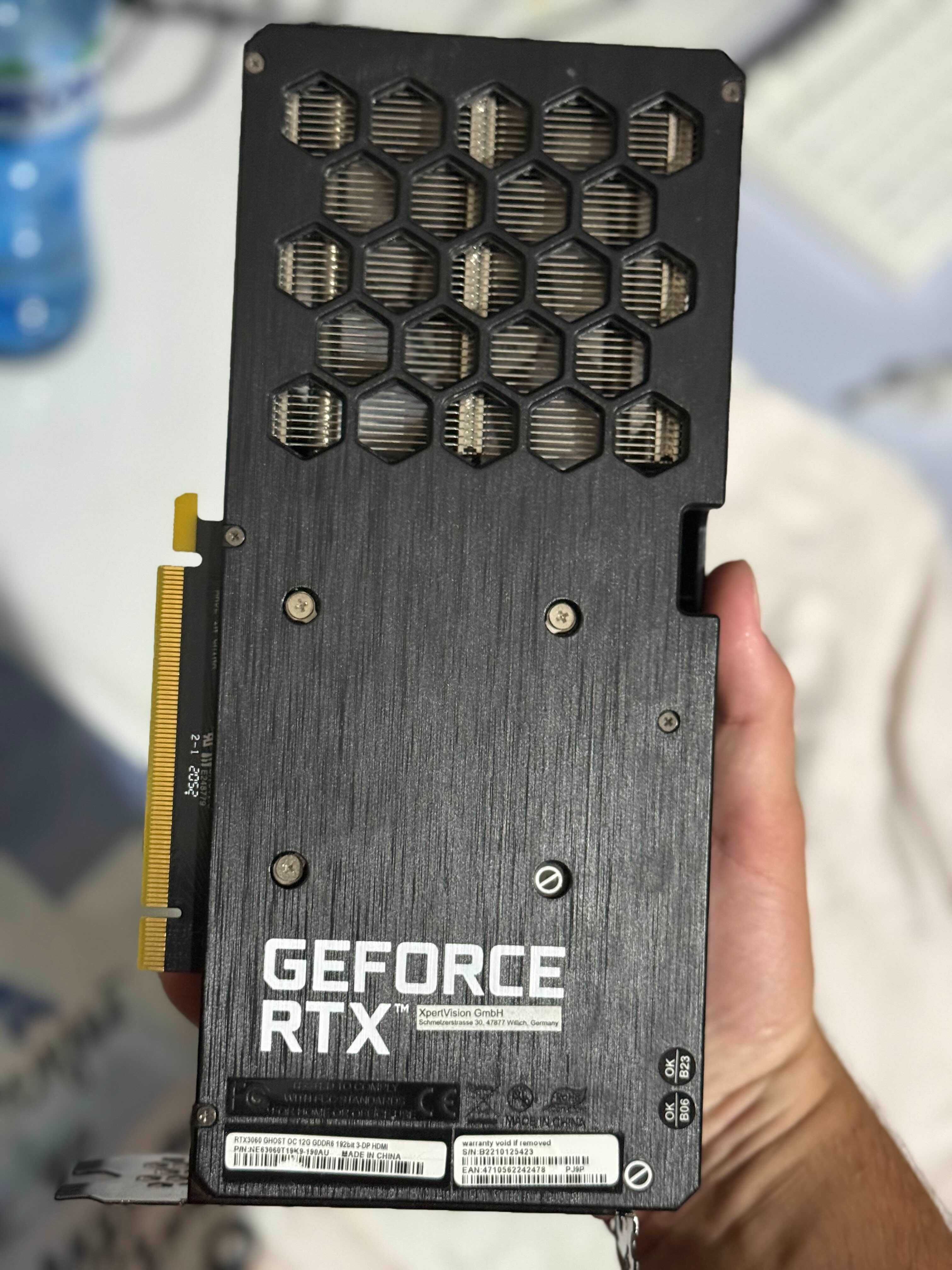 GAINWARD GeForce RTX 3060 Ghost OC 12GB + AMD Ryzen 5 3600