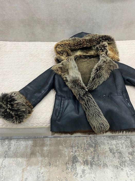 Дубленка зимняя натуральная полностью
