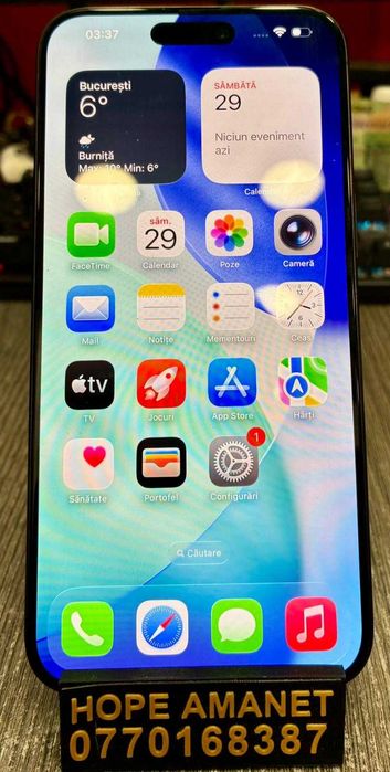 Hope Amanet P4 iPhone 15 Pro Max / 256GB / 92 BAT 271 CICLURI