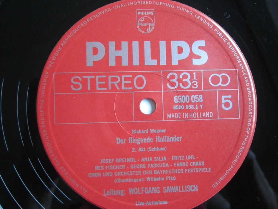 rar Fliegende Hollander,Tannhauser,Parsifal -Wagner 11  Olanda