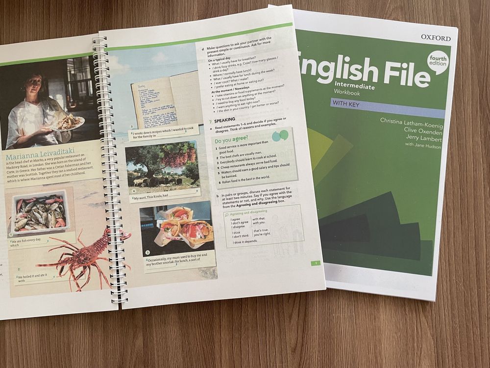 English file fourth edition intermediate upper studentsbook workbook