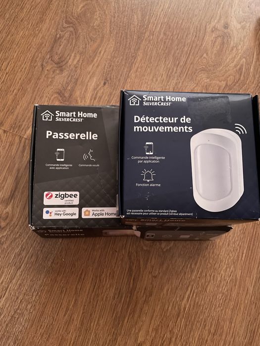 Kit Hub ZigBee SmartHome SilverCrest+ 2 senzori miscare