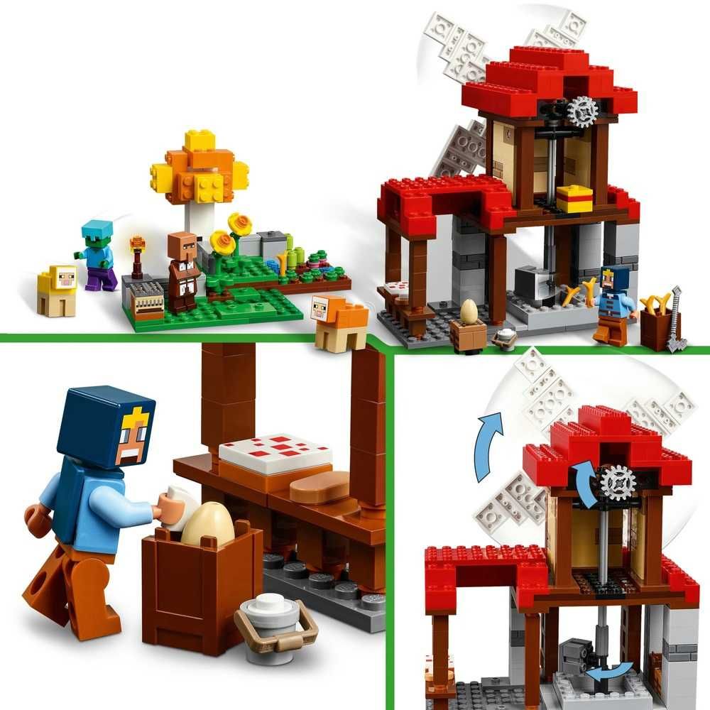 LEGO Minecraft, Ferma cu moara de vant, 21262