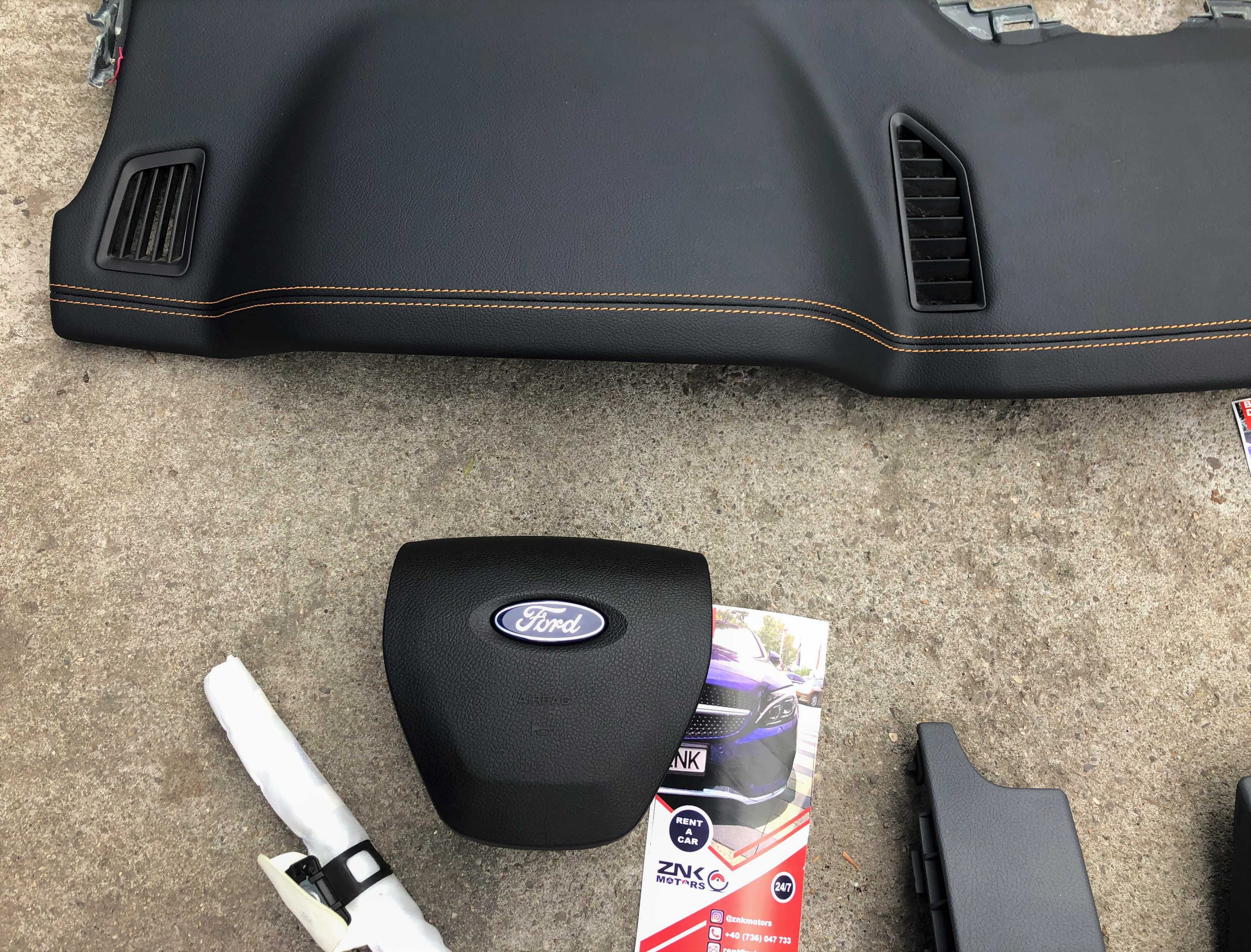 Ford Ranger face lift lci kit airbag volan pasager plansa bord piele