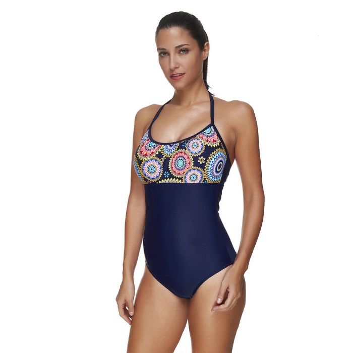 Costum de baie intreg monokini imprimeu mandala