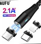 Cablu Magnetic Adaptor Micro Usb tip C Tel Tableta Samsung Auto