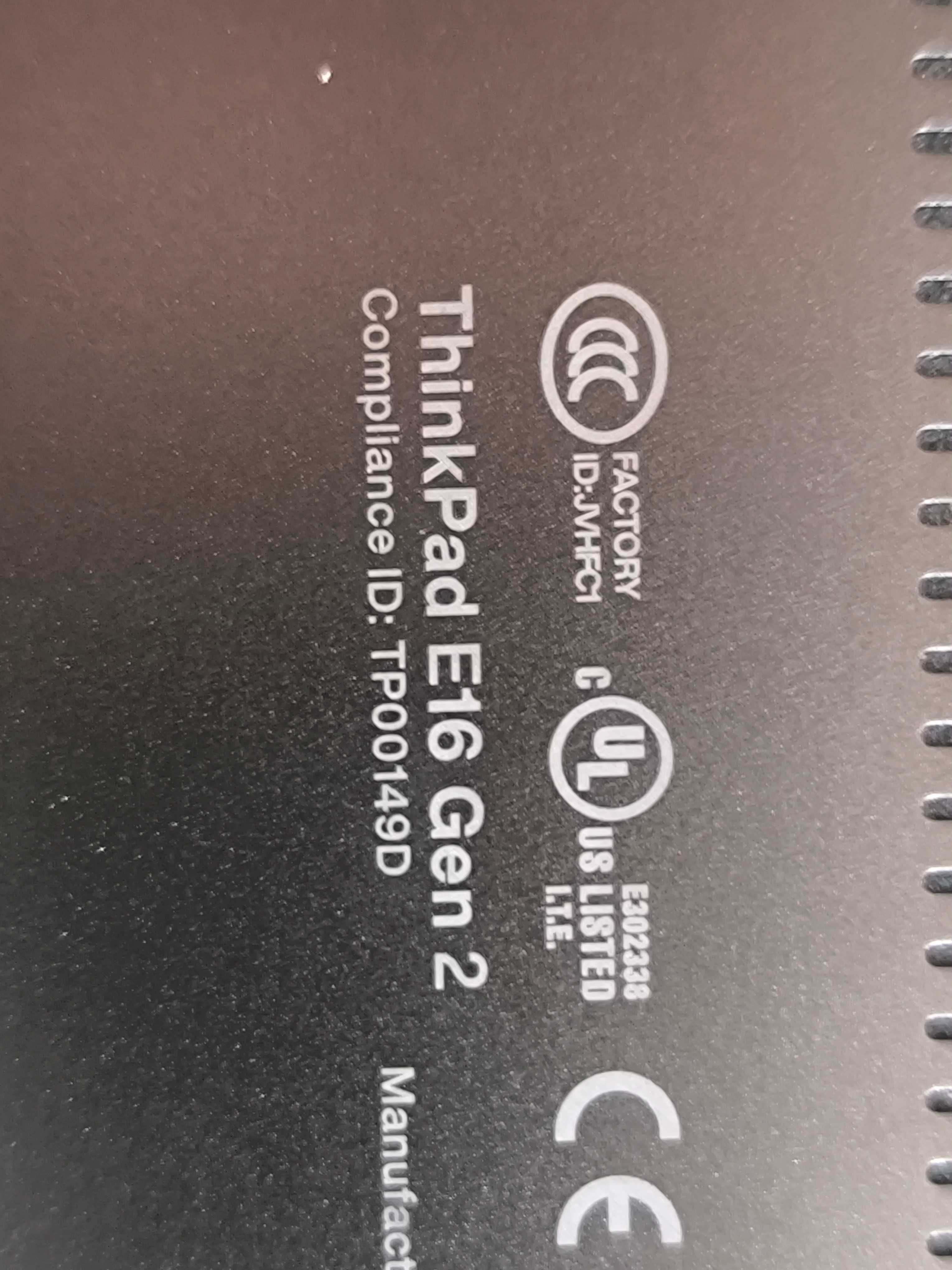 Лаптоп Lenovo ThinkPad E16 Gen 2, AMD Ryzen™ 7 7735HS