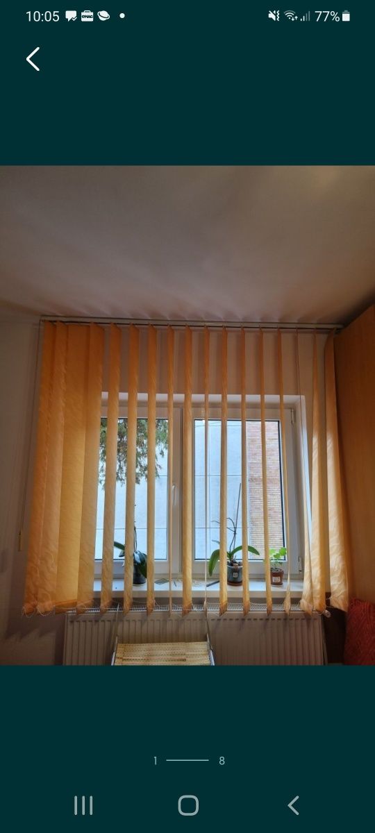 Vand jaluzele verticale culoare portocaliu