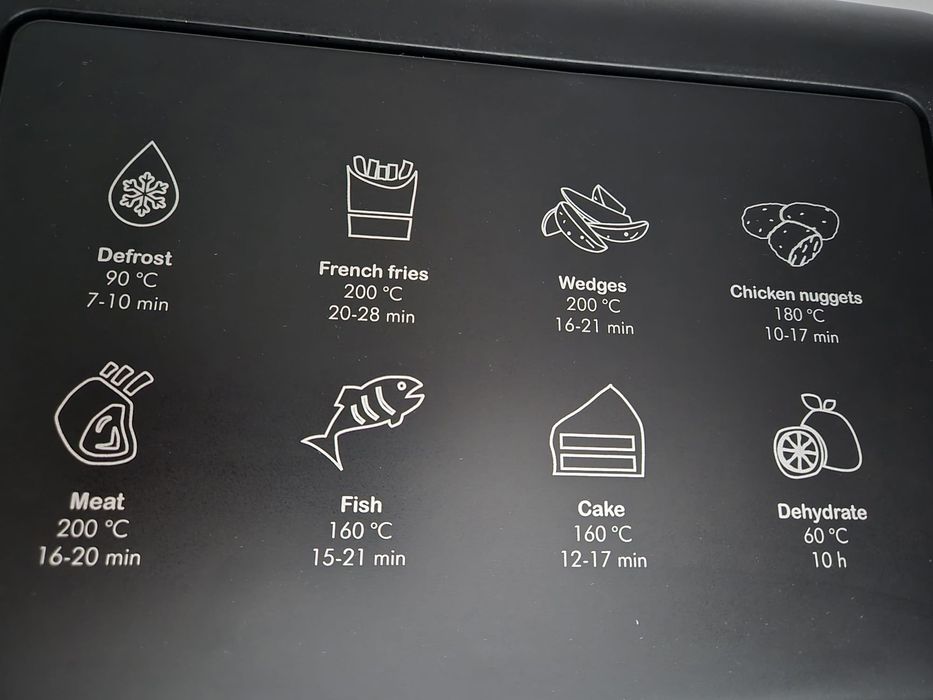AIR FRYER stare ff bună (ca nou).
Compartimentare dublă.