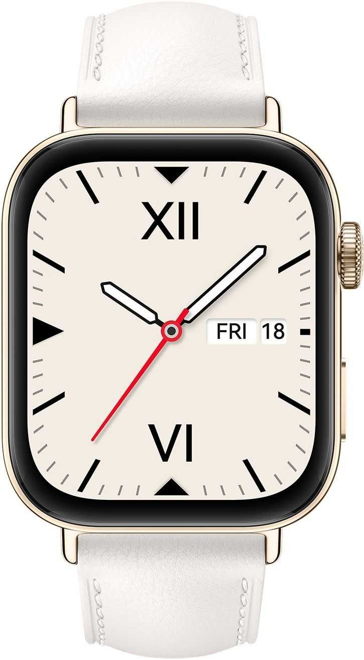 Смарт часовник Huawei - Watch Fit 3, 1.82'', Leather Sky White