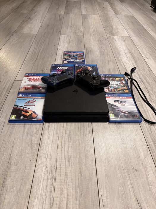 Ps4 slim 500gb +7jocuri