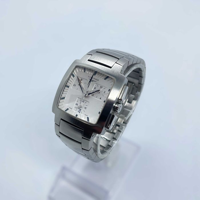 Longines Oposition Chronograph швейцарски мъжки квадратен часовник