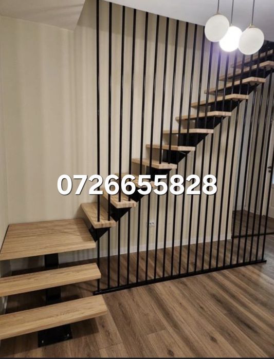 Firma noastră realizează SCARI METALICE Interioare si Exterioare la co