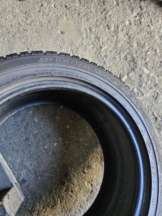4 anvelope iarna 255 45 17 Dunlop 6.3mm