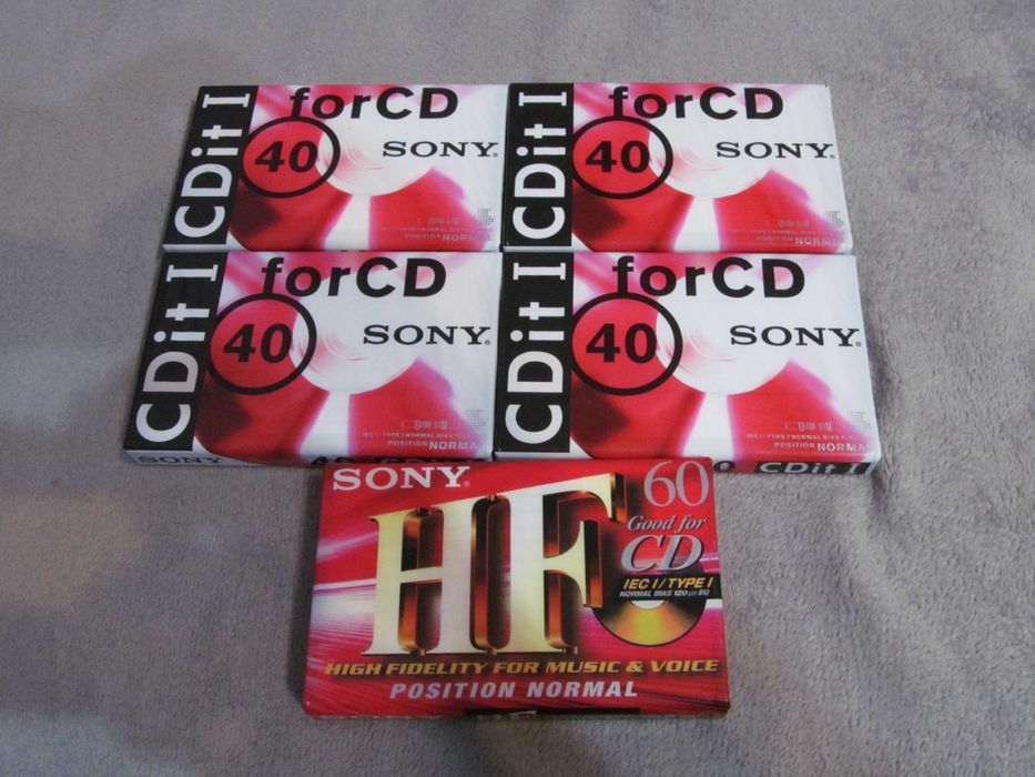 casete audio sigilate SONY lot de 5 buc