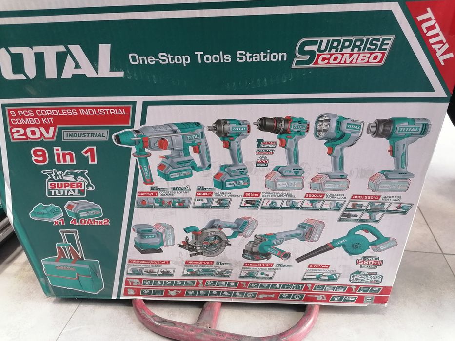 9в1 аккумуляторный мощный Total