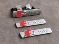 Emblema embleme sigla logo Audi S-line Sline aripi grila volan